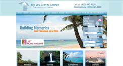 Desktop Screenshot of bigskytours.com